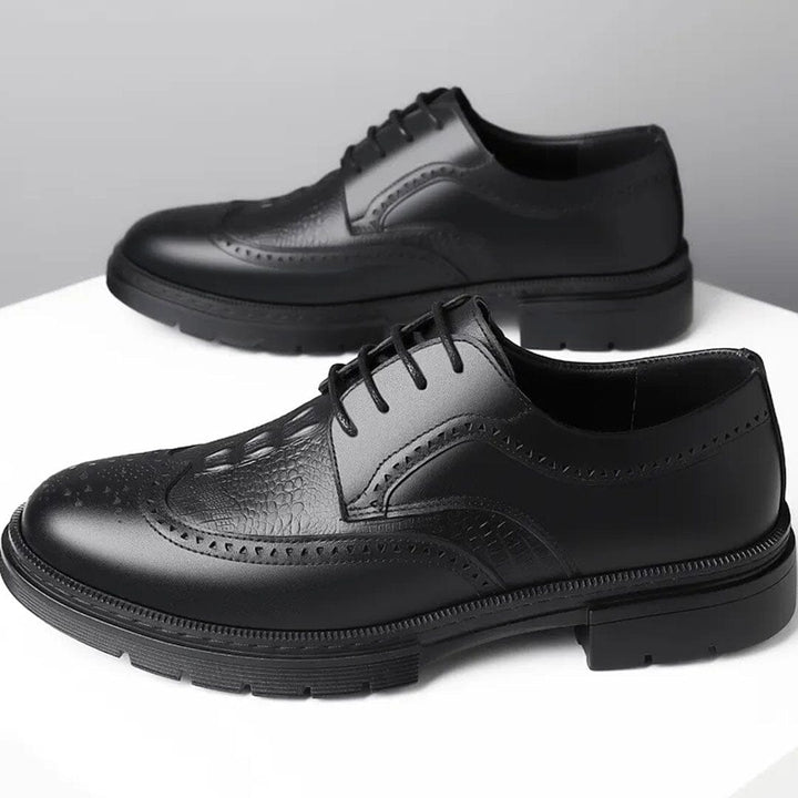 Vallova's Mens Serelle Premium Leather Dress Shoes